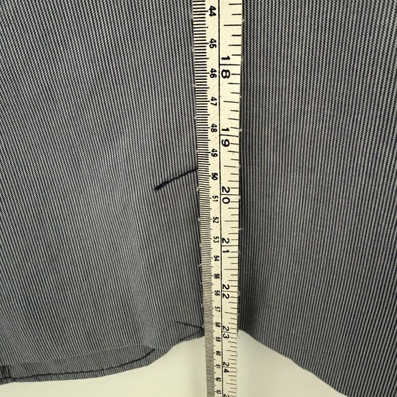 Esprit - Blue/White Pinstripe Blazer - Size 10 - Picture 11 of 15